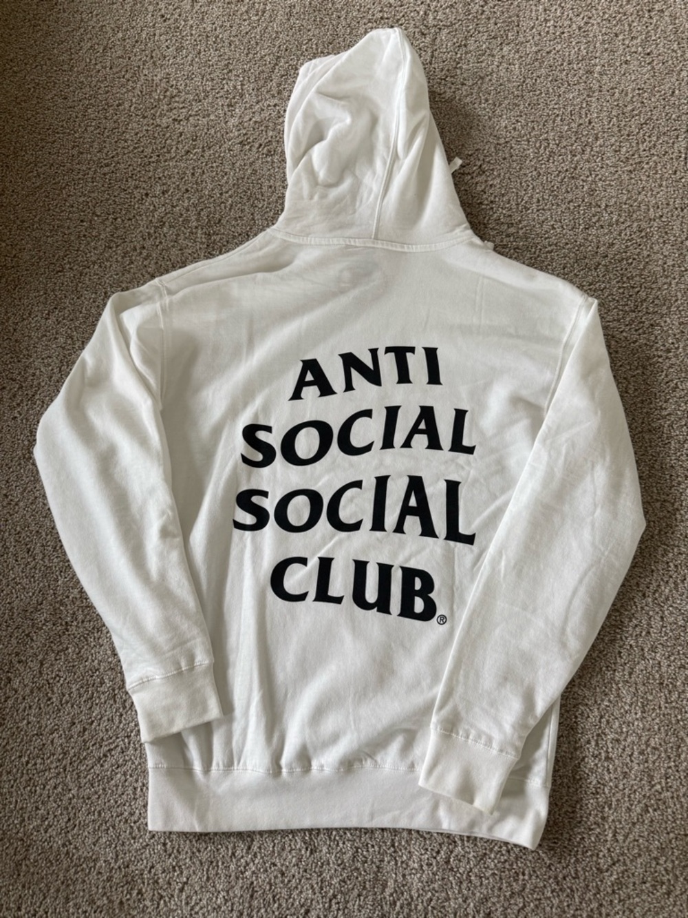 Anti Social Social Club Men's White  Hoodie